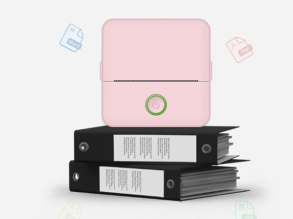 Mini bezvadu termiskā printere pārnešamais drukātājs fotogrāfijām un piezīmēm