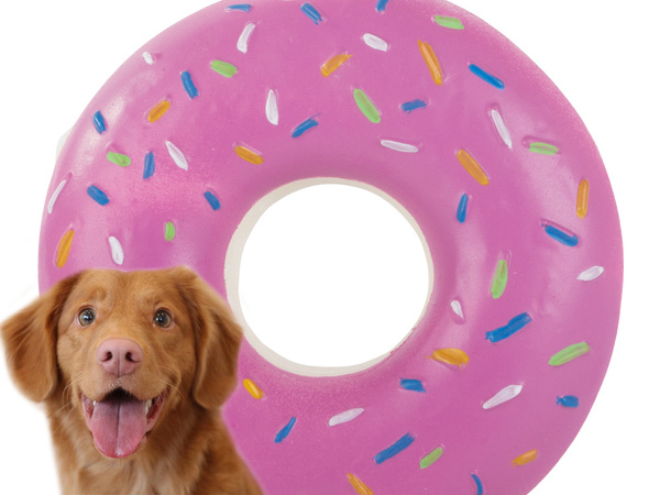 Juguete para perro gato de goma chirriador masticar brote de goma chirriador