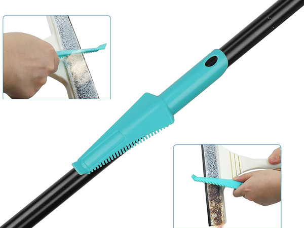 Čistilo za okna iz mikrovlaken regulirana dolžina 160 cm 2w1 paket