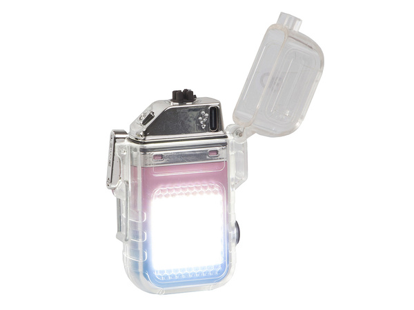Zapalniczka plazmowa elektryczna łukowa z lampką led cob usb wodoodporna
