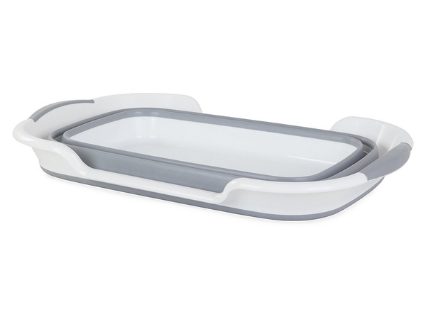 Silikona saliekamais trauks ar veļas aizbāzni