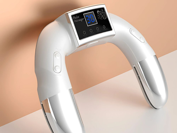 Masajeador de mano ems electroestimulador pulso terapia tension dolores stress