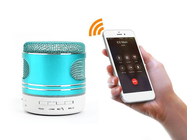 Bluetooth mini radio mp3 inalámbrica fm usb conector microsd