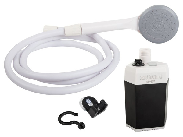 Pārnēsājams dušas kabīne tūristiem, kempingiem un automašīnām ar sūkni un akumulatoru