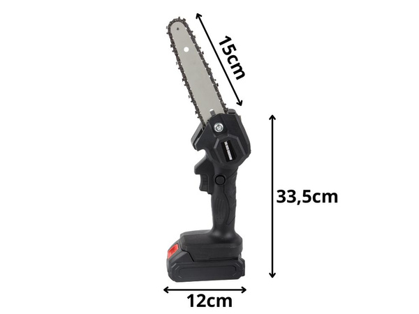 Mini motosierra inalámbrica de 6 pulgadas