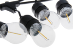 Girlanda ogrodowa łańcuch świetlny 15 led e27 15m