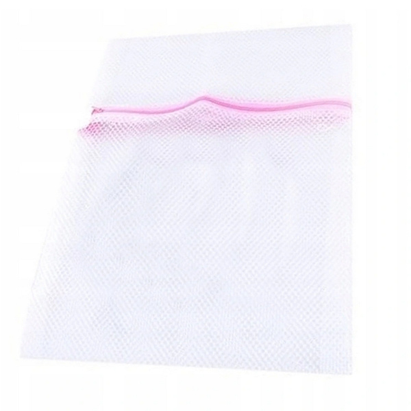 Szennyes mosó zsák hálós cipzár 50x60