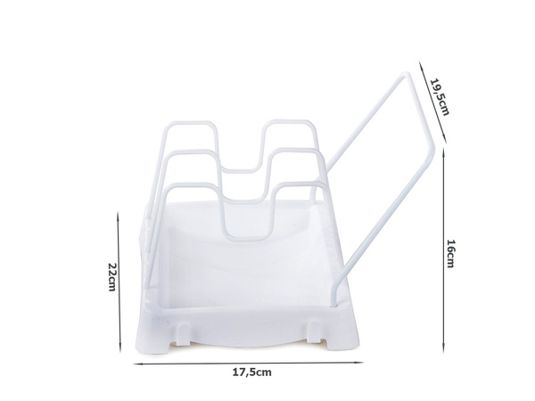 Dish drying rack lid rack
