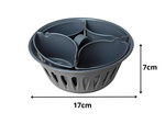 Inserto para cocinar huevos para robot de cocina 2 en 1 para 6 huevos cesta