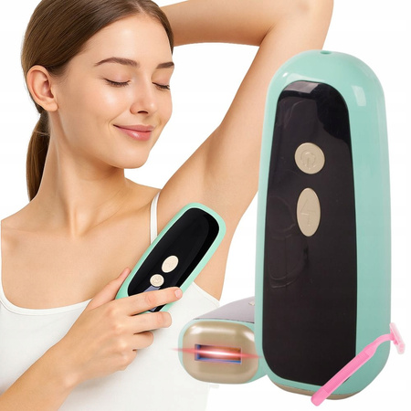 Painless ipl laser hair remover for the bikini area and the whole body set with glasses