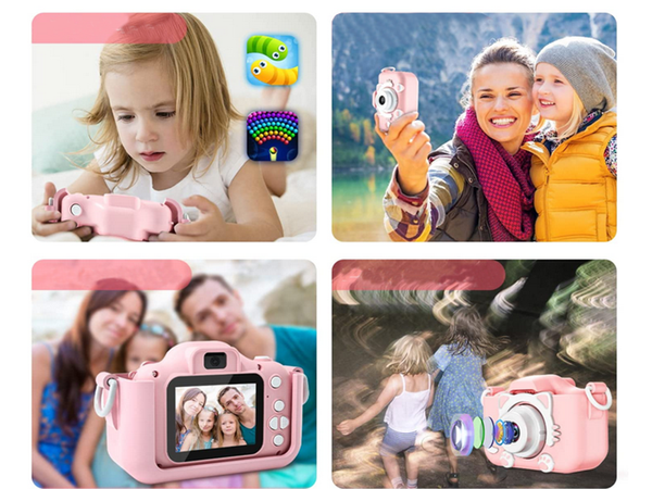 Digitálny fotoaparát pre deti s hrami fotoaparát hry mačička