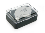 Jeweller's loupe folding 2 led 40x