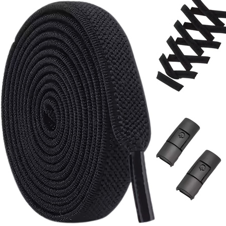 Neviazané elastické obuvné línie 100 cm