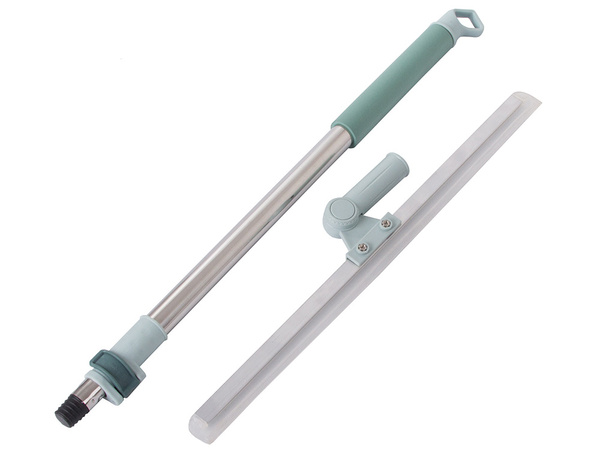 Raclette à eau en caoutchouc 50cm avec manche réglable pour sols, salissures