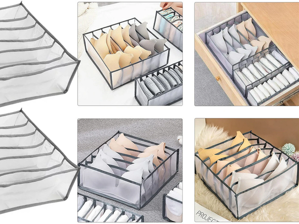 Organisateur de sous-vêtements tiroir à soutiens-gorge armoire 6 compartiments