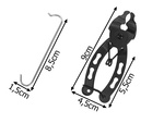 Zangenschlüssel zum lösen von fahrradkettennadeln