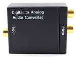 Optischer toslink spdif auf 2x cinch rca konverter