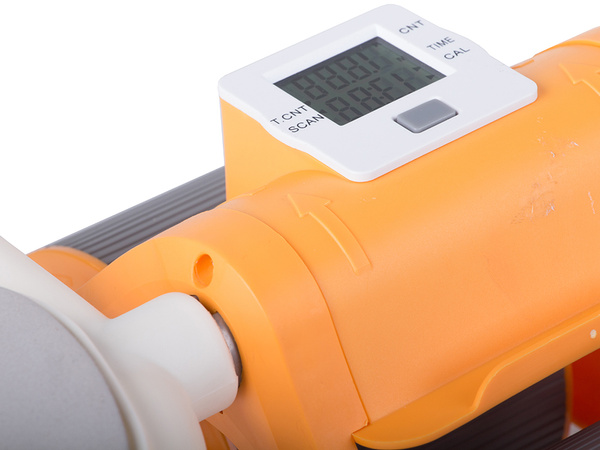 Doppelter ab-roller übungsrad mit computer bauchmuskelentwicklung