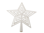 Weihnachtsbaumstern weihnachtsbaumspitze unzerbrechlich weiss