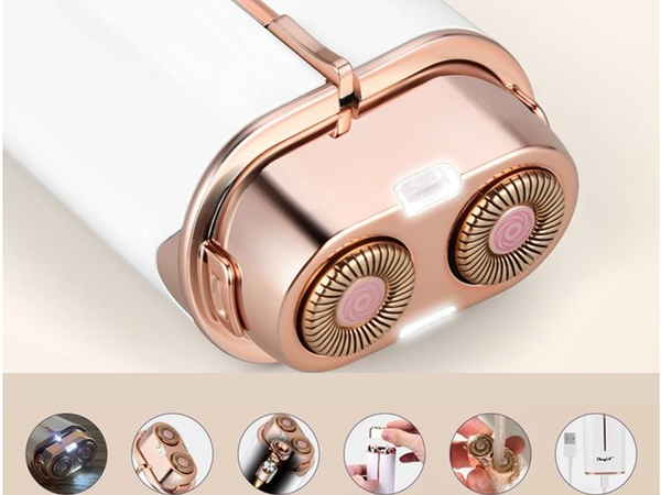 Afeitadora depiladora corporal piernas cara cejas recortadora para mujeres usb