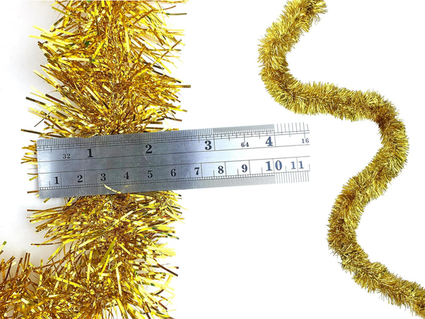 Chandler de navidad 6m cadena dorada