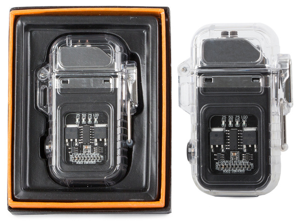 Plazemski vžigalnik z električno usb svetilko