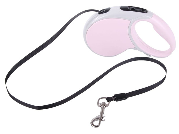 Automatic leash 5m strong for dog up to 15kg with lock strong long