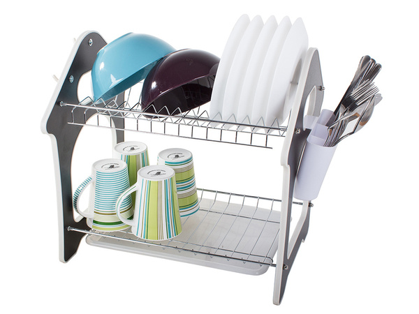 Dishwasher dryer stand mixer double-deck drainer