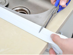 Bandă de etanșare albă pentru pereți de baie și chiuvete 3m adeziv pvc puternic