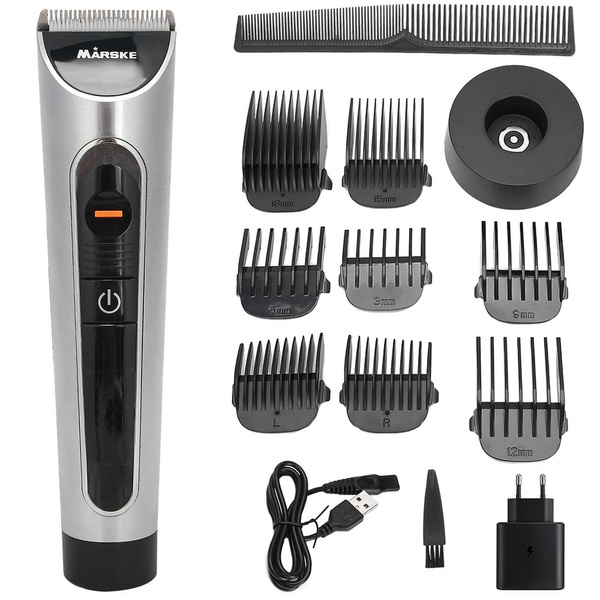 Hair clipper ceramic trimmer lcd