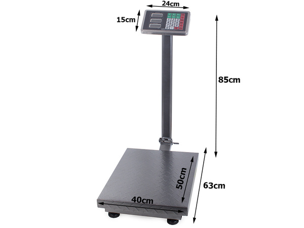 Elektronska skladiščna tehtnica 300 kg lcd