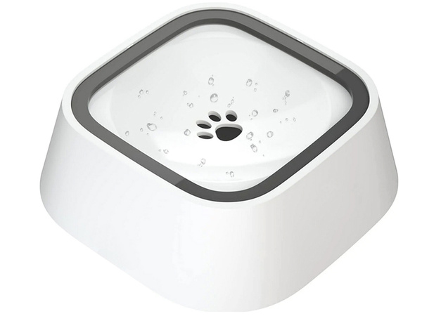 Bebedero flotante para perro y gato 1l bebedero lento antisalpicaduras
