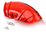 Cutterhead guard for petrol grass trimmers set of blades