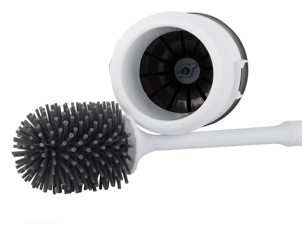 Brosse de toilette en silicone pour la salle de bain base complète étanche