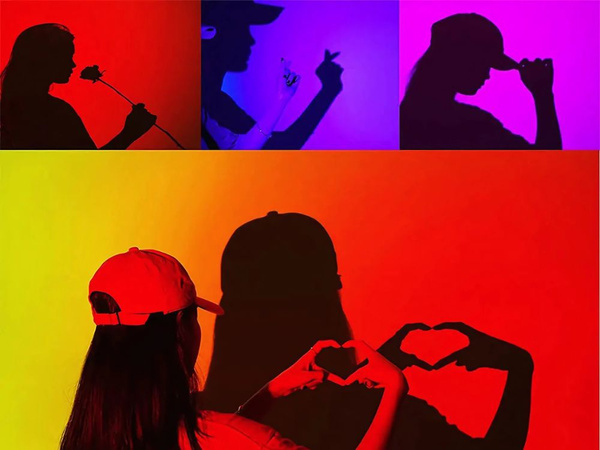 Lampa projektoru imitace západu slunce vedla rgb usb + dálkové ovládání