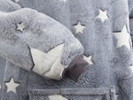 Teplá mikina oversize deka xxl 2v1 hrubý fleece