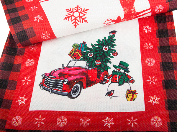 Camino de mesa de navidad camino de mesa decorativo de navidad 220x38cm