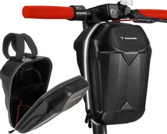 ELECTRIC SCOOTER BAG FOR HANDLEBARS SADDLEBAG SPACIOUS REFLECTIVE