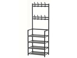 5-storey metal haina rack pantofi genți de mână loft dulap
