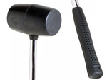 Recoilless rubber paving hammer