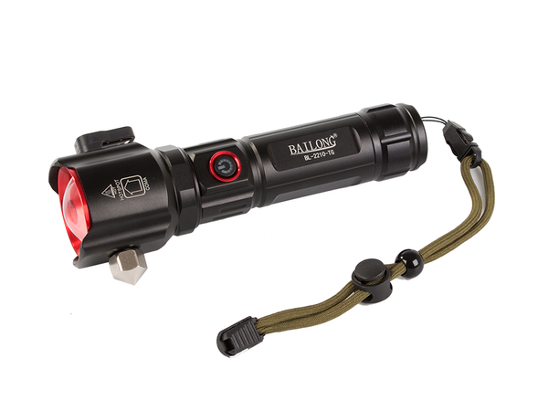 Military life torch bailong slammer knife zoom 2in1