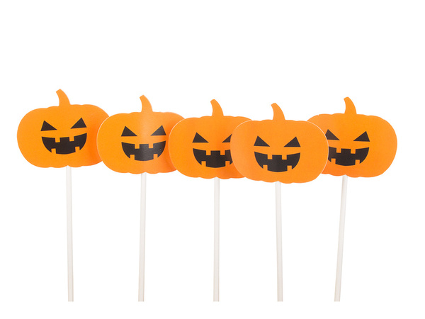 Halloween decoracion para tarta para cupcakes fiesta picnic palitos de papel