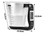 Elektroninės kuchininės svarstyklės lcd skaitmeninės precizinės svarstyklės 1kg/1g