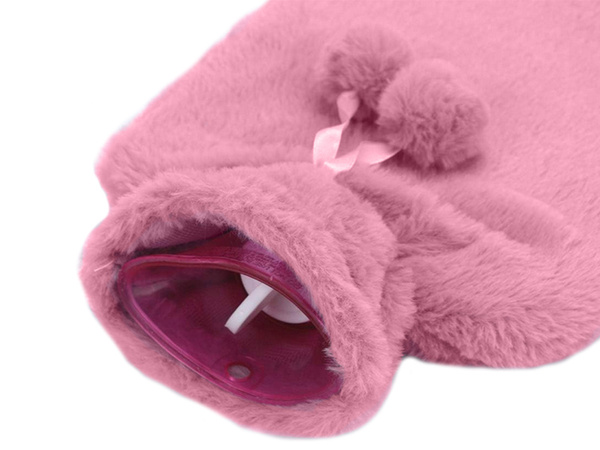 Peluche caoutchouc thermofor chauffant grand en couverture fourrure douce