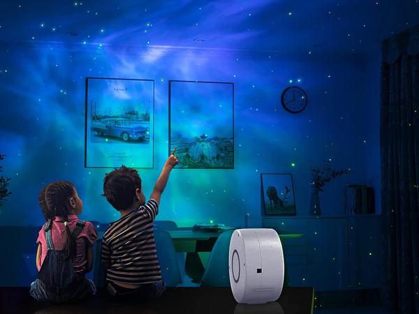 Projektor gwiazd rzutnik nieba lampka nocna nieba laserowy led pilot