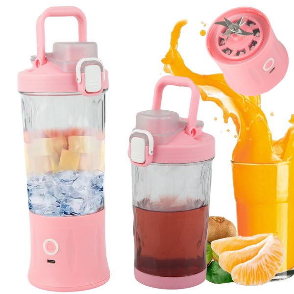 Portable USB wireless smoothie blender, ice crusher, rose