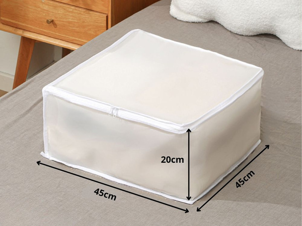 Organizador de ropa de cama organizador de ropa funda nórdica funda con cremallera