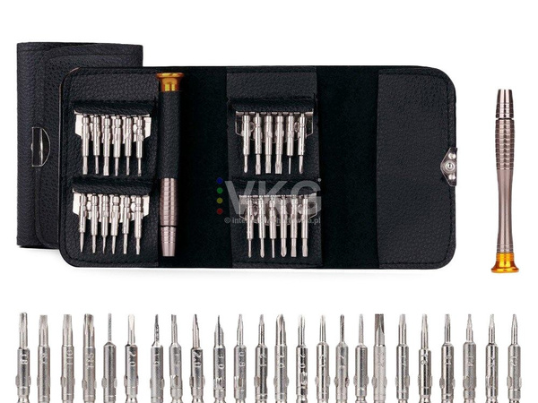 Magnetische präzisionsschraubendreher 25 in 1 torx-satz