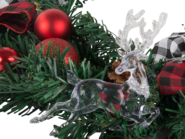 Reindeer christmas tree pendant glitter christmas decorations