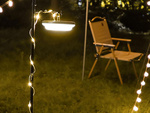 Telkimisvalgus laetav led-gaarand rullis 8m soe